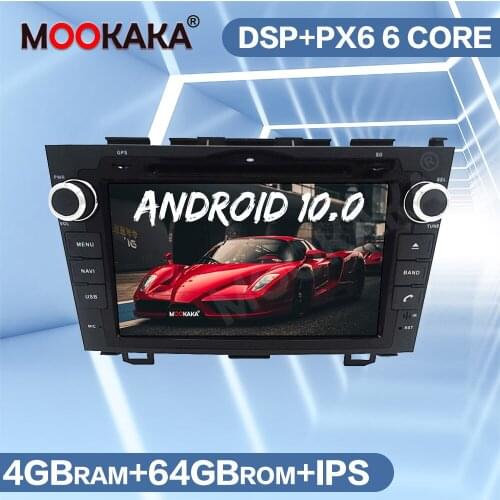 Android 10.0 Car Radio GPS Navigation For Honda CRV CR-V 2006-2011 Multimedia DVD Player Auto Stereo Head Unit 64GB PX6 DSP HD