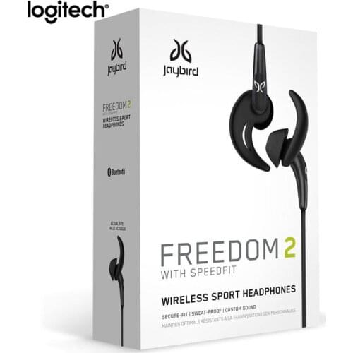 Logitech Jaybird Freedom2 Wireless Bluetooth Sports Earphone Handsfree HiFi In-Ear Hearset 8Hours For Android Phone Top Quality
