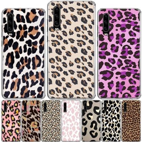 Giraffe leopard tiger zebra Wild Print Phone Case For Huawei P40 P30 P20 P10 Mate 10 20 30 Lite Pro P Smart Z Plus 2019 Cover S