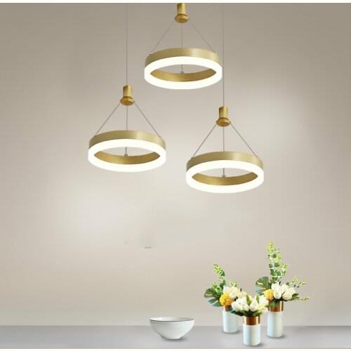 Black LED Pendant Lights For Dining Kitchen Room remote control acrylic Hanging Lamp Fixture Luminaire Lamparas Abajur
