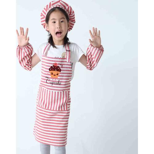 Childrens Apron Cake Art Princess Kids Painting Clothes Thin Section Primary School Baby Overalls