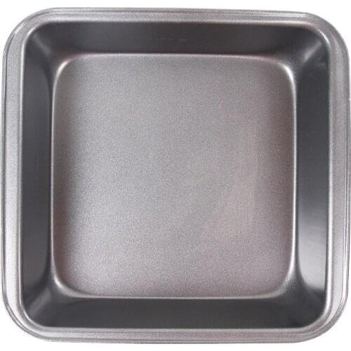 Diy Non,stick Carbon Steel Square Deepen Cake Pan Pizza Plate Baking Pan D827