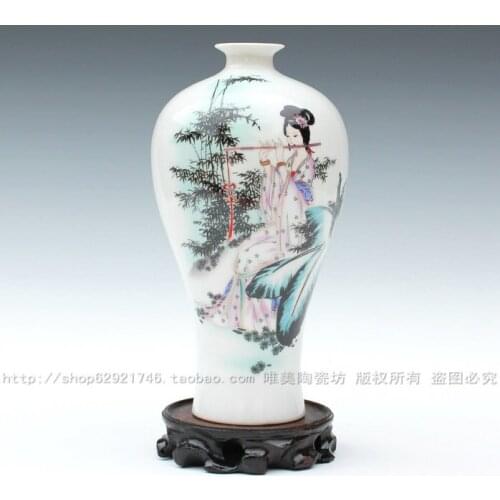 Jingdezhen ceramics vase decoration as furnishing articles