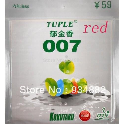 Kokutaku Tuple 007 Pips-In Table Tennis PingPong Rubber with Tension Sponge