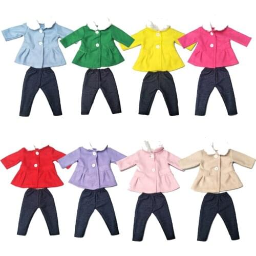 17 inch Baby Doll clothes pants set for Baby Dolls pants clothes 18" doll coat