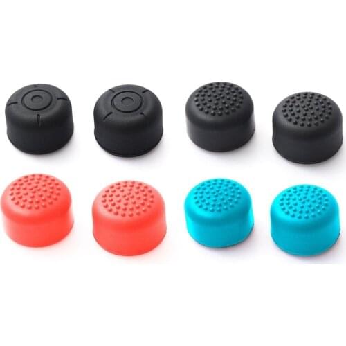 OSTENT 6 x Silicone Extended Thumb Grip Stick Button Cap Cover Skin for Nintendo Switch Joy-Con Controller