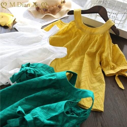 Girls Dress Summer Clothing Childrens Clothes New Baby Girls Hollow Strapless Kids Princess Party Birthday Dress for Girls