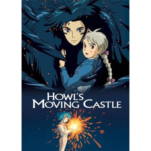 Full Square Diy Diamond Paintings Cross Stitch Cartoon Movie Totoro Spirited Away Hayao Miyazaki Pictures Mosaic Embroidery Gift