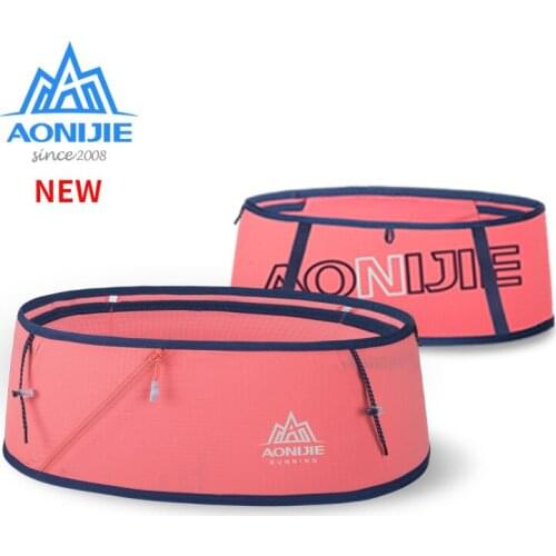 AONIJIE Running Belt Hydration Waist Pack Ultralight Waist Bag Phone Holder For Outdoor Trailing Running Camping Hiking W8101