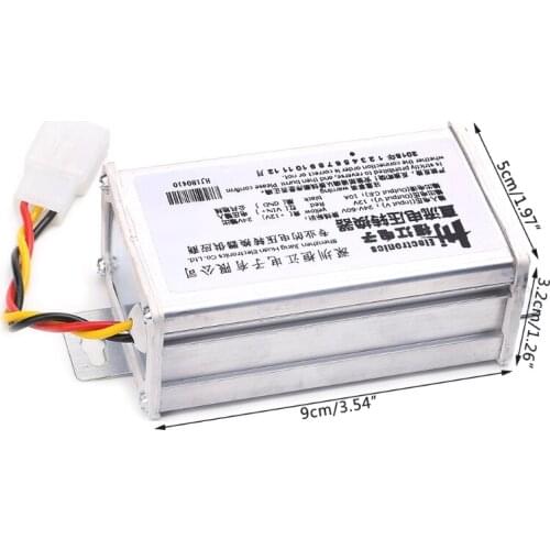DC 24V-60V To 12V 10A 120W Converter Adapter Transformer For Electric Bicycle