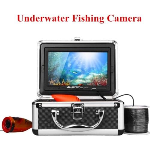 Fish Finder 1000TVL HD Waterproof 15M Cable 7 Inch Underwater Fishing Video Camera System Kit With 12Pcs White LED Lights