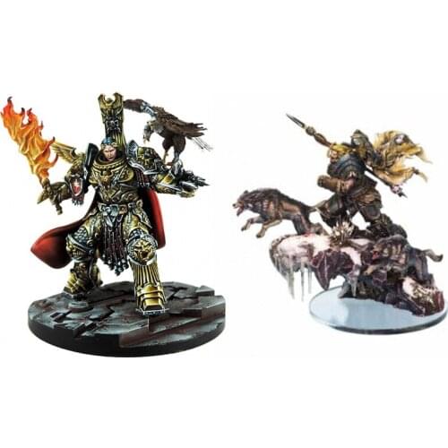 Unassambled 1/32 54mm ancient Knight with base include 2 Resin figure miniature model kits Unpainted