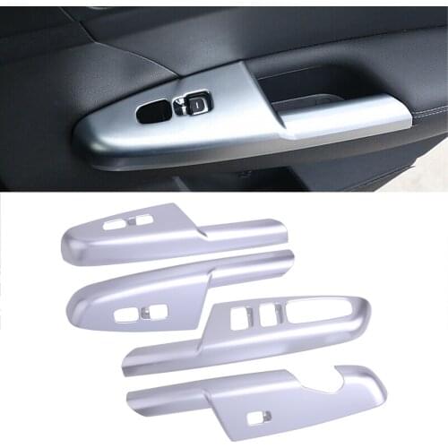 1 Set Window Lift Switch Trim Panel Cover Protector Fit For Kia Sportage DX 2017 2018 2019 2020 LHD