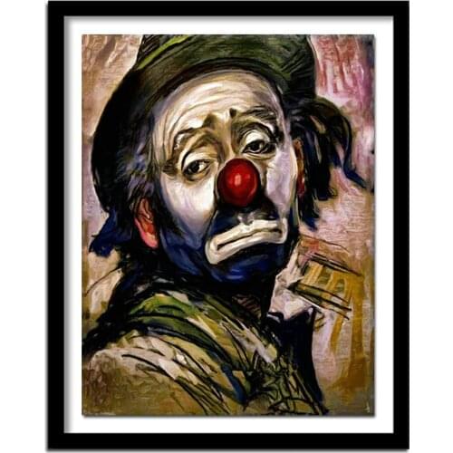 5D DIY Diamond Painting Clown,Cross Stitch Diamond NeedleworkDiamond ,Full Square Diamond Embroidery,stickers