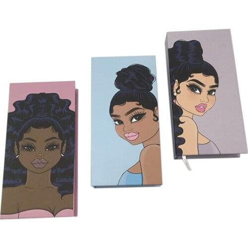 Newest 6Pcs Lash Boxes Eyelash Packaging Empty Lash Case 25Mm Mink Lash Boxes Packaging