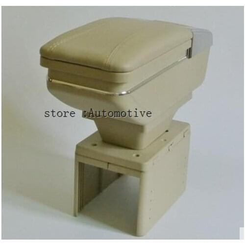 Car Arm Rest Storage Box For Renault/Opel/Ford/Toyota Center Centre Console Rotatable Armrest
