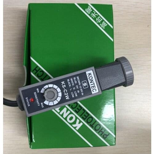 KONTEC Photoelectric Color Mark Sensor Bag Making Machine Photoelectric Eye KS-C2W/KS-C2G/KS-C2