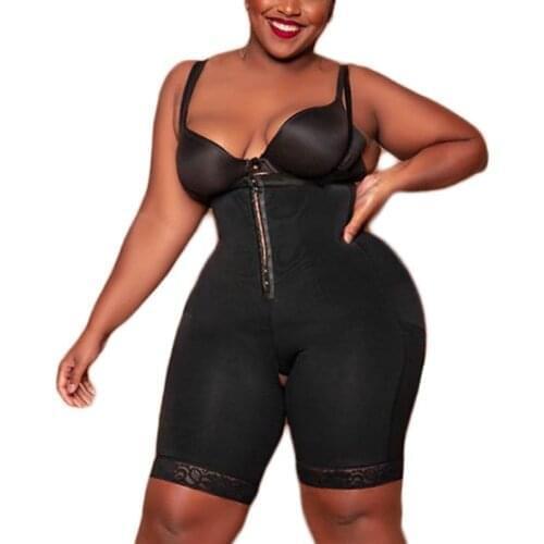 Fajas Colombianas Corset Minceur High Compression Shapewear With Hook And Eye Front Closure Shaper
