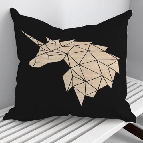 Birch Unicorn Throw Pillows Cushion Cover On Sofa Home Decor 45*45cm 40*40cm Gift Pillowcase Cojines Dropshipping