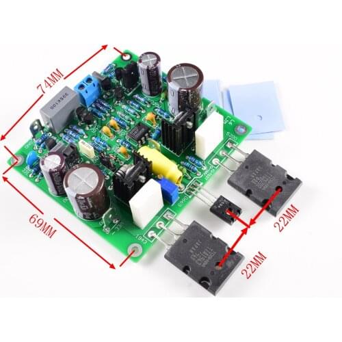 Latest 2pcs Accuphase E210 Modified Power Amplifier Board 150W 8ohm finished board DC 25V-55V