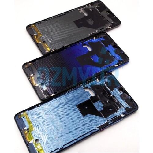 6.53" Middle Frame For Huawei Mate 20 Front Bezel Back Lcd Housing Holder Rear Plate Chassis With Power Volume Button
