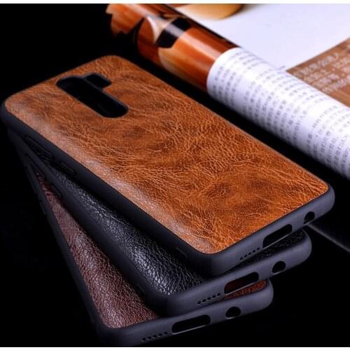 Luxurious leather case for Xiaomi Redmi note 8 Pro with Business design ,with TPU+PC 2in1 material ,for Redmi note 8 Pro funda