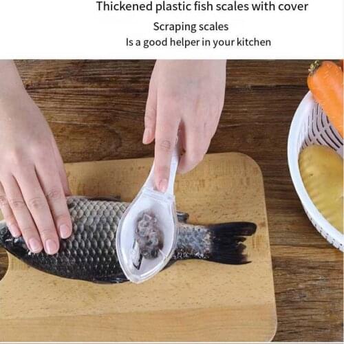Fish Skin Brush Scraping Fishing Scale Brush Graters Fast Remove Fish knife Cleaning Peeler Scaler Scraper With Knife Device