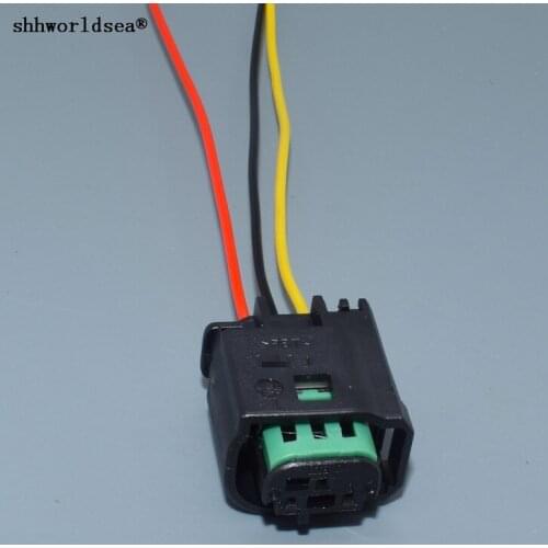 Shhworldsea 968402-1 1-9676 3 Pin Air Conditioner Pressure Switch Cold Air Pressure Sensor Plug Connector for Benz BMW C200