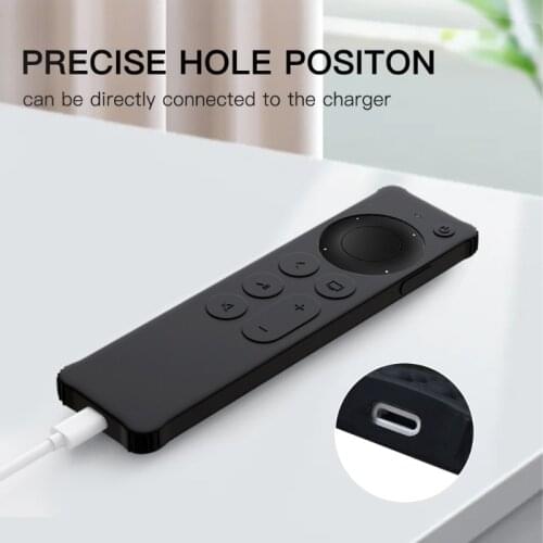 Remote Control Silicone Case Shell Protective Cover for-Apple TV 4K 2021 6Th