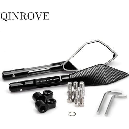 Universal CNC Aluminum Motorcycle Rearview Mirror Side Mirror For Ducati Monster 696 696 600 749 750 Scrambler Hypermotard 950