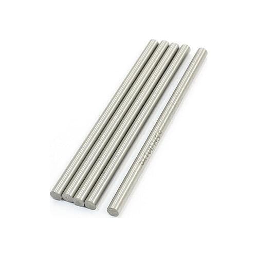 RC Helicopter 100mm x 5mm HSS Ground Shaft Round Rod 5Pcs