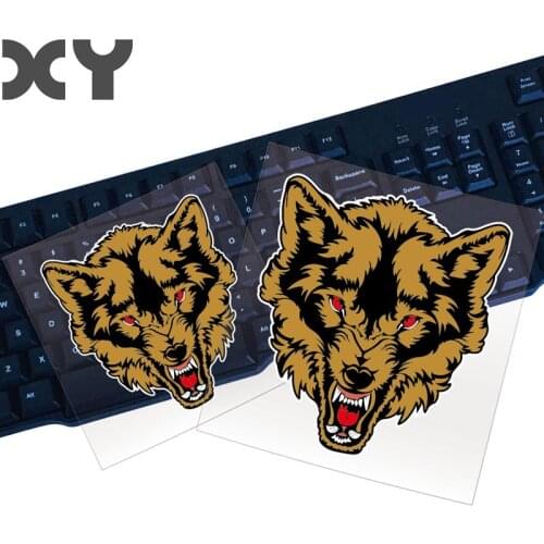 XY Animal Funny Car Stickers Wolf Vinyl Decal Waterproof Reflective Type Motorcycle Stickers Decals