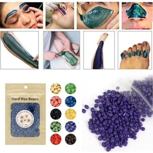 25g/Bag Wax beans No Strip Depilatory Hot Film Hard Wax Pellet Waxing Bikini Face Legs Body Hair Removal Bean For Women Men