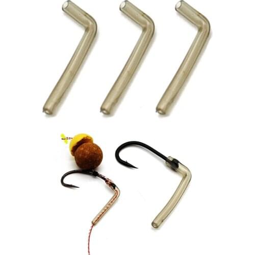 20PCS Carp Fishing Line Aligner Anti Tangle Hook Sleeve for Carp Hair Rig Swivel Sleeve Tube Fishing Terminal Tackle Accessories
