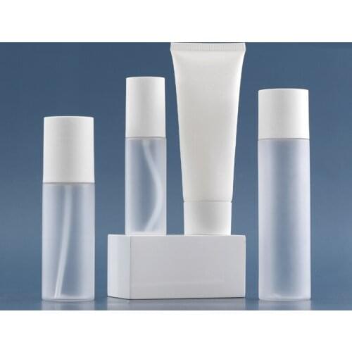 High Grade Empty Cosmetic Container Cream Soft Tube Frosted Lotion Pump Bottle Storage Packaging Accessories Travel MakeUp Tool