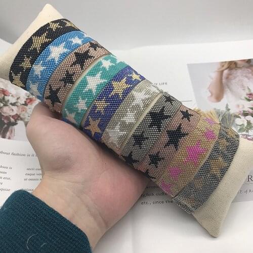 BLUESTAR Women Bracelet MIYUKI Bracelets Star Chic Pulseras Mujer Moda Handmade Tassel Jewelry Accessories
