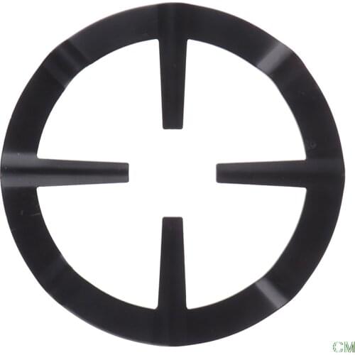 1pcs Black Iron Gas Stove Cooker Plate Coffee Pot Stand Reducer Ring Holder Silver