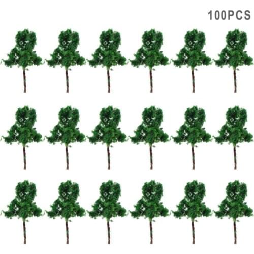 100PCS Scale Train Layout Set Model Trees N Z 3cm model train Z scale 3010 terrarium miniatures model building kits 1:25-1:300