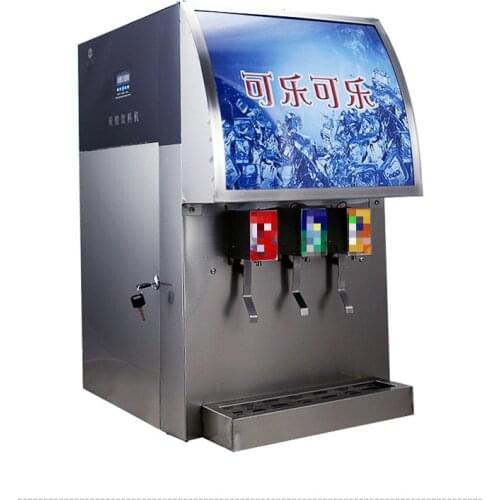 3 valves optional cola soda carbonated drinks making machine coke cola dispenser with CE certification