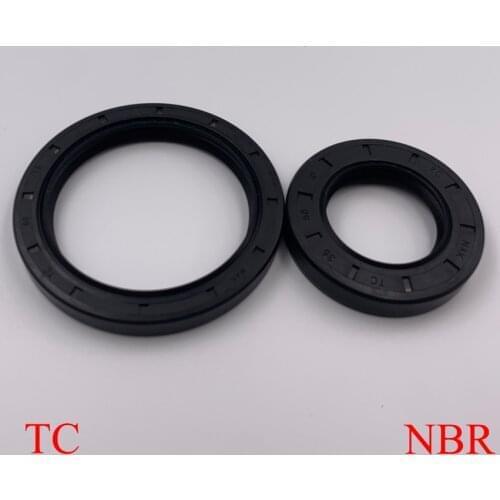 38*50*7/8/10 38x50x7/8/10 38*51*10 38x51x10 Nitrile Rubber NBR Double Lips Spring TC Ring Gasket Radial Shaft Skeleton Oil Seal