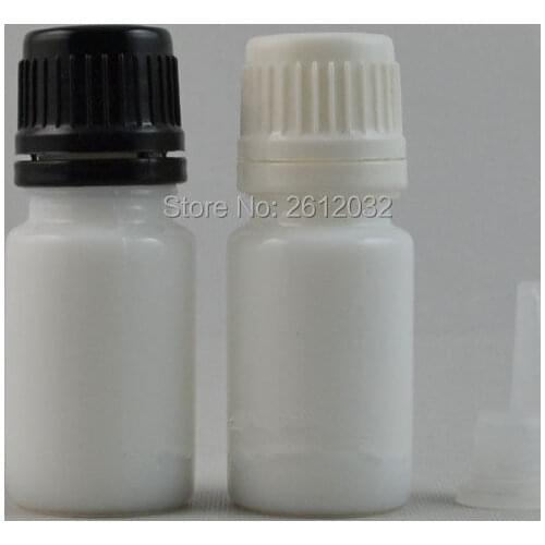 5ml 10ml sample vial White Glass Bottle , White Essential Oil Vial, Empty White Packing Bottle with cap F20173871