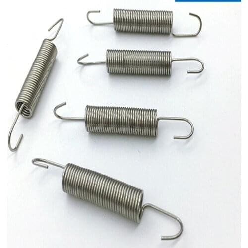 5pcs stainless steel hook pull tension long hook spring return line diameter0.8mm
