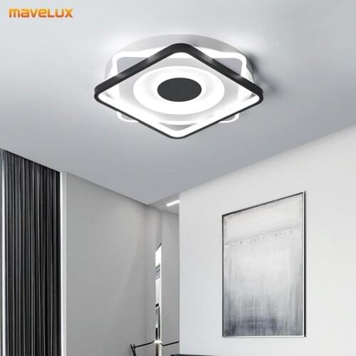 Ultra-Thin Aluminum LED Chandeliers For Living Room Kitchen Studyroom Office Villa Bedroom Foyer Hall Indoor Home Lighting Lamps