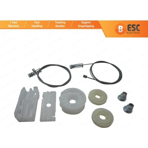 ESC EWR5238 Quarter Window Regulator Set Repair Rear for Ford Mustang Convertible 2005-2009
