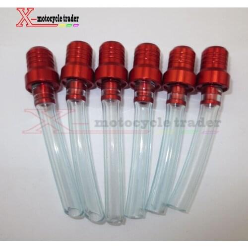 COLOUR Aluminum Fuel Tank Gas Cap Vent For Dirt Bike/ATV/Pit Bike/Monkey Bike Motorcross 6pieces/lot