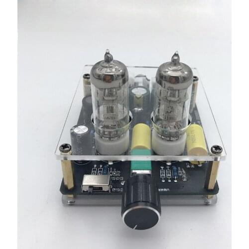 GE5654 / 6J3 Tube Preamplifier Amplifier HiFi Valve Preamp Board Class A Volume Adjustable Single DC12V-16V