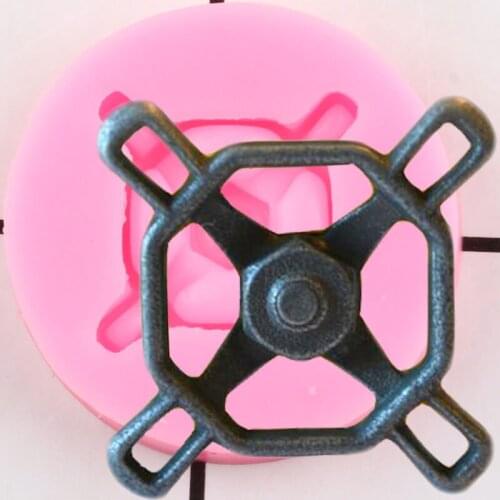 Faucet Handle Silicone Molds Steampunk Cupcake Topper Fondant Cake Decorating Tools Candy Polymer Clay Chocolate Gumpaste Mould