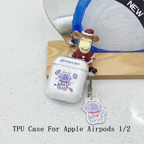 Soft TPU Cases For Apple Airpods 1/2 Protective Case Wireless Earphone Cover For Apple air pods Charging Box Bags Cute
