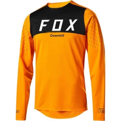 Downhill Fox 2021 NEW Black Jersey FXR Motocross Cycling Off Road Dirt Bike Riding ATV MTB DH Mens Racing Long Sleeve Shirt