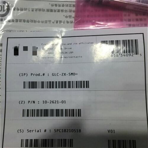 Original GLC-ZX-SMD single-mode 1.25G 1550nm 80km LC DDM optical transceiver